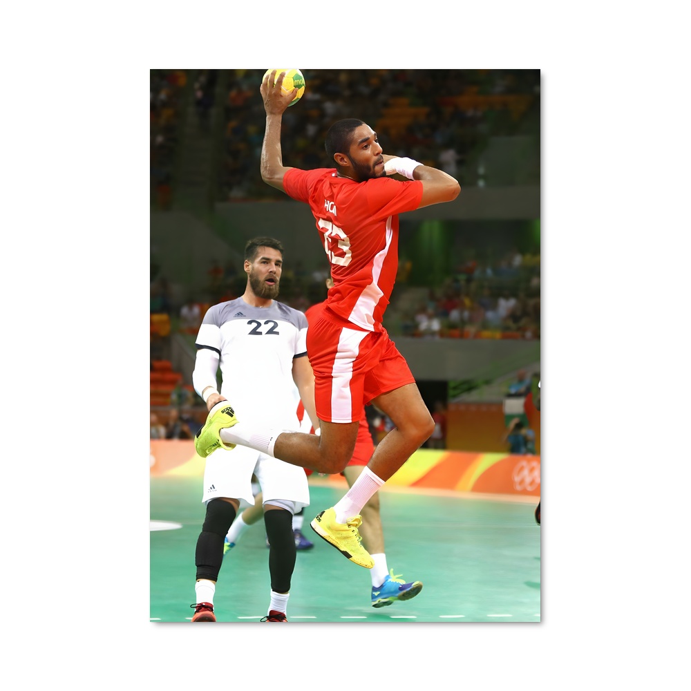 Poster Le Jongleur Énergique – affiche Handball